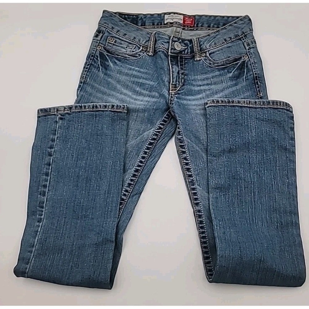 Aeropostale Jeans Womens 3 or 4 Blue Denim Chelsea Skinny Bootcut Retro 29x30
